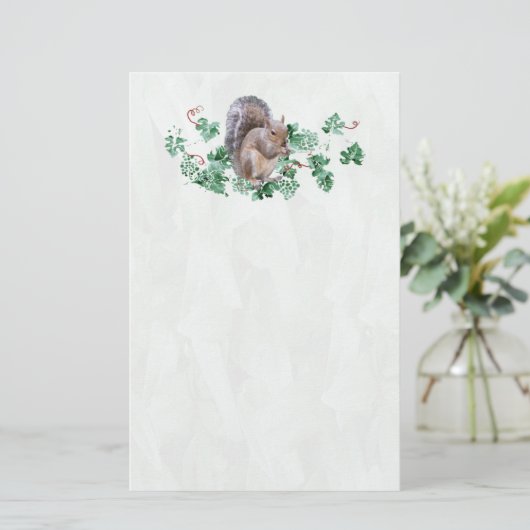 eekhoorn briefpapier (Staand voorkant)