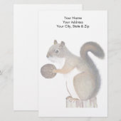 eekhoorn briefpapier (Voorkant / Achterkant)