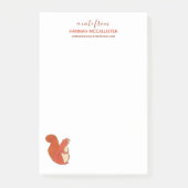 Eekhoorn briefpapier gepersonaliseerd post-it® notes (Voorkant)