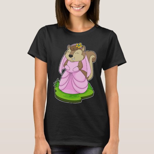 Eekhoorn Bruidsbloem Huwelijk T-shirt (Voorkant)