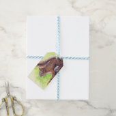 eekhoorn cadeaulabel (Met Touw)