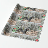 eekhoorn cadeaupapier (Uitgerold)