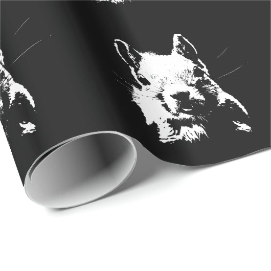 eekhoorn cadeaupapier (Rol Hoek)