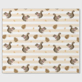 eekhoorn cadeaupapier (Vlak)