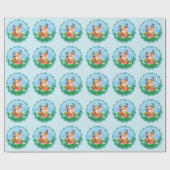 eekhoorn cadeaupapier (Vlak)