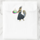 Eekhoorn Cake Sticker (Tas)