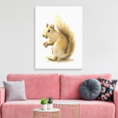 eekhoorn canvas afdruk (Insitu (Woonkamer))
