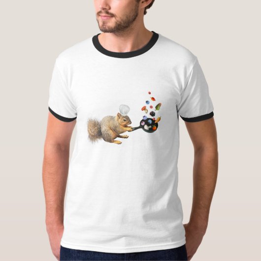 Eekhoorn Chef T-shirt (Voorkant)