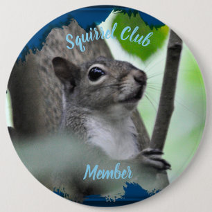 Eekhoorn Club Lid Ronde Button 6,0 Cm