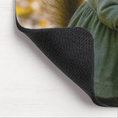 Eekhoorn Collectie moeren in haar tas Muismat (Hoek)