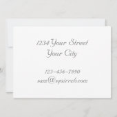 Eekhoorn Cornucopia Uitnodiging (Achterkant)