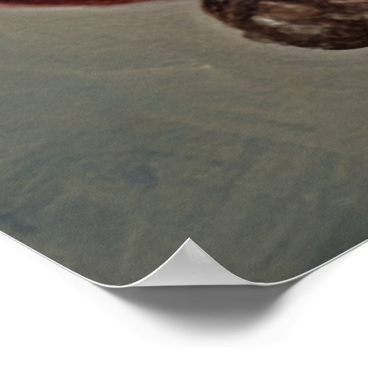 Eekhoorn Cowboy Poster, kinderkamer en kinderkunst Poster (Hoek)