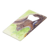 eekhoorn creditkaart flessenopener (Voorkant Gekanteld)