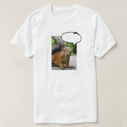 eekhoorn dacht dat er iets was t-shirt (Design voorkant)