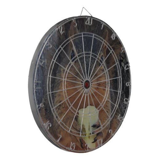 eekhoorn dartbord (Voorkant Links)