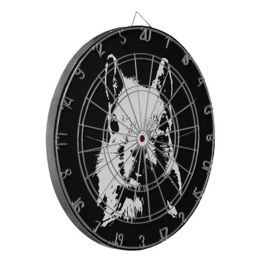 eekhoorn dartbord (Voorkant Links)