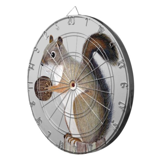 eekhoorn dartbord (Voorkant Rechts)