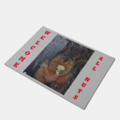 eekhoorn deurmat (Schuin)