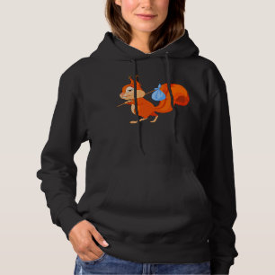 Eekhoorn die thuisvrouwen achterlaat hoodie