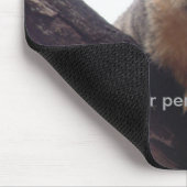 Eekhoorn die uw muispad bekijkt muismat (Hoek)