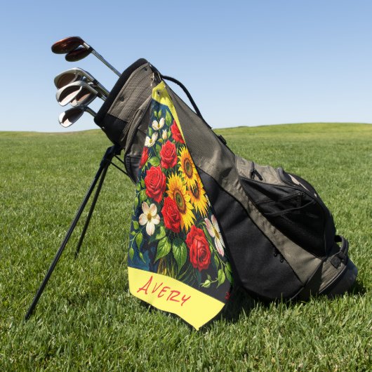 Eekhoorn Dier Golfhanddoek (Groen)