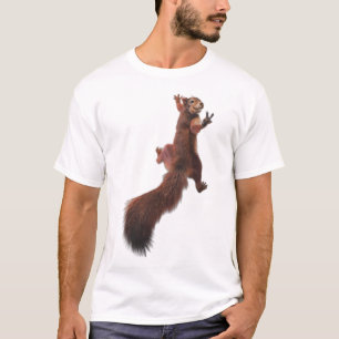 Eekhoorn dier vredesteken Grafische T-shirt - 3D P