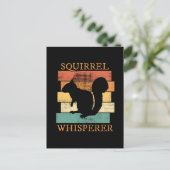 Eekhoorn Dierenbos Retro Briefkaart (Staand voorkant)
