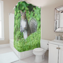 eekhoorn douchegordijn