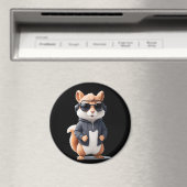 Eekhoorn Dragen Hoodie Funny Cool Animal Vector Magneet (Insitu (Vaatwasser))