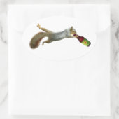 Eekhoorn Drink Bier Sticker (Tas)