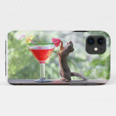 Eekhoorn Drink een cocktail bij Happy Hour Case-Mate iPhone Case (Achterkant (horizontaal))