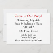 Eekhoorn Drink een cocktail bij Happy Hour Kaart (Achterkant)