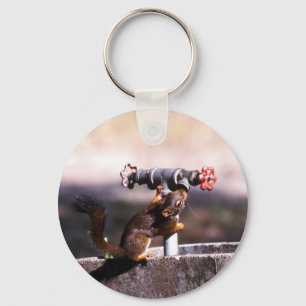 Eekhoorn drink sleutelhanger