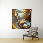 Eekhoorn Dromen Van Een Regal Stag Wandkleed (In Situ (horizontaal))