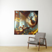 Eekhoorn Dromen Van Een Regal Stag Wandkleed (In situ)