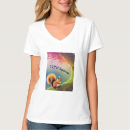 Eekhoorn Eekhoorn Wildlife Woodlands zoete urban w T-shirt