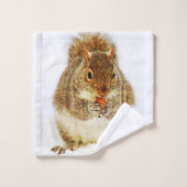 Eekhoorn Een eikel Bad Handdoek (Wasdoekje)