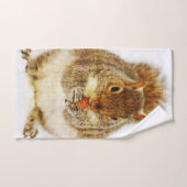 Eekhoorn Een eikel Bad Handdoek (Handdoek)