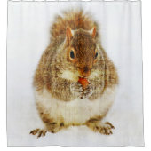 Eekhoorn Een eikel Douchegordijn (Voorkant)