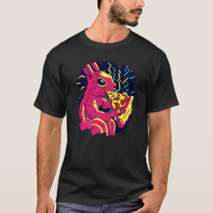 Eekhoorn Eetsen Pizza Cool Cute Squirrels Pizza T-shirt