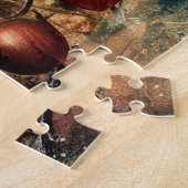 Eekhoorn en Eikels in Herfst 20x30 Legpuzzel (Zijkant)