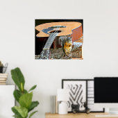 Eekhoorn en gitaar poster (Thuiskantoor)
