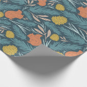 Eekhoorn en Pinecone kerstfeestdag Cadeaupapier (Hoek)