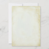 Eekhoorn en pompoenen Verjaardagsfeestje Uitnodige Kaart (Achterkant)