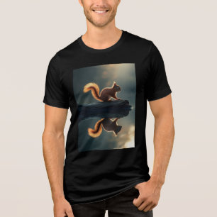 "Eekhoorn en reflectie" Tri-Blend Shirt
