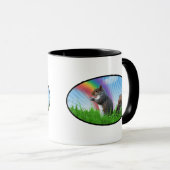 Eekhoorn en regenboog mok (Voorkant rechts)