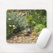 Eekhoorn en wilde bloemen muismat (Met muis)