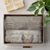 Eekhoorn Ephemera Decoupage Tissuepapier (Geschenk)