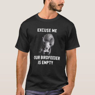 Eekhoorn Excuseer me, je vogelvoeder is leeg 5 T-shirt