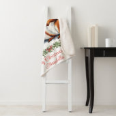 Eekhoorn Familie Gepersonaliseerde Kerstmis Sherpa Deken (In situ)